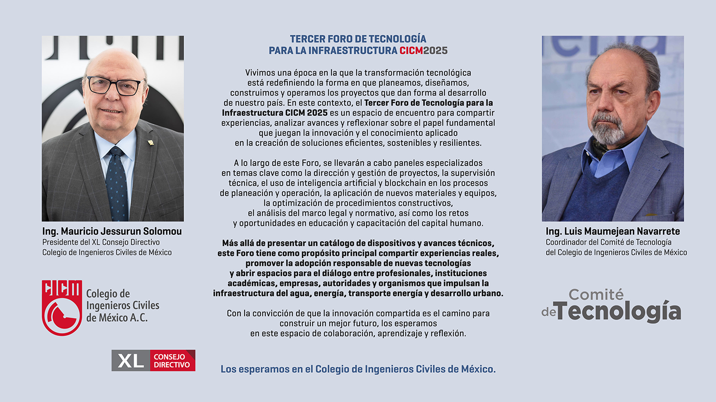 Tercer Foro de Tecnología para la Infraestructura