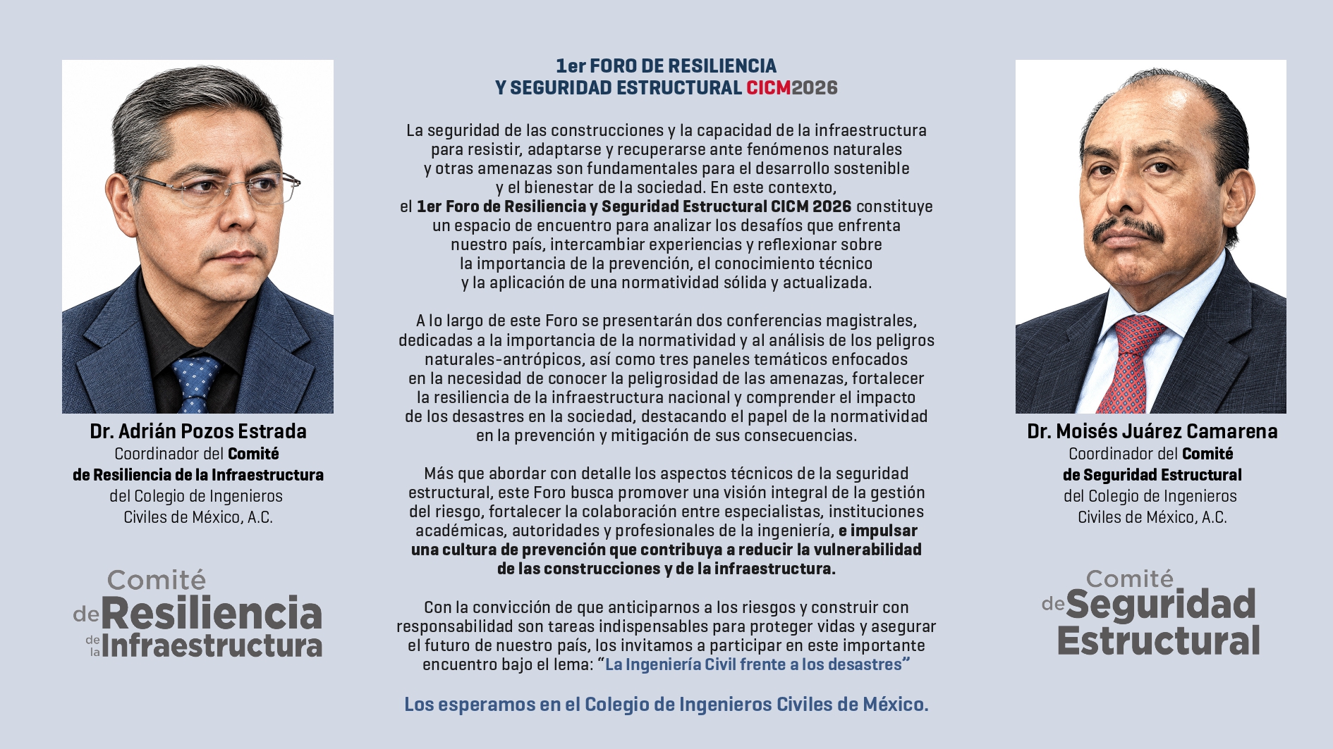 1er. Foro de Resilencia y Seguridad Estructural