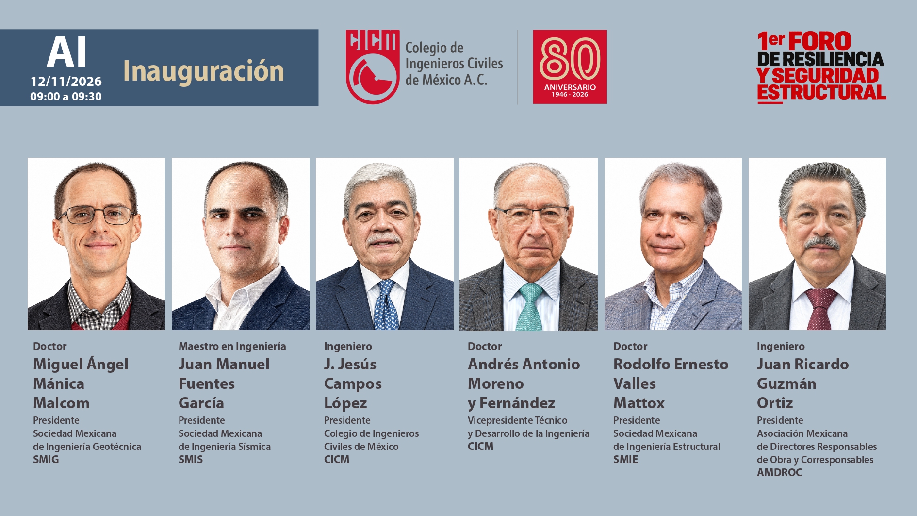 1er. Foro de Resilencia y Seguridad Estructural