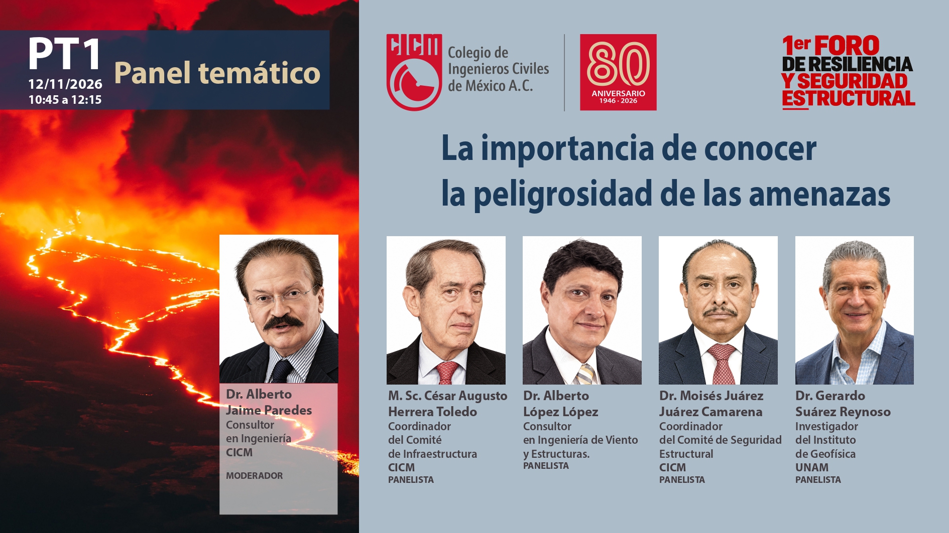 1er. Foro de Resilencia y Seguridad Estructural