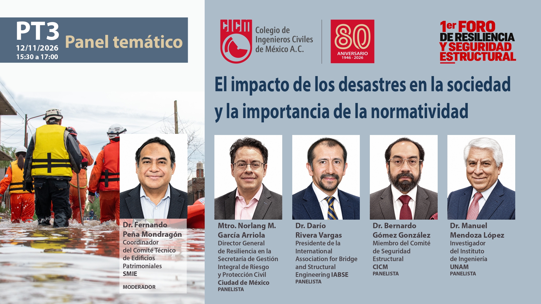 1er. Foro de Resilencia y Seguridad Estructural